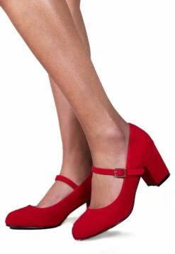 Araceli Block Heel Mary Jane - Klassieke Pumps - Red