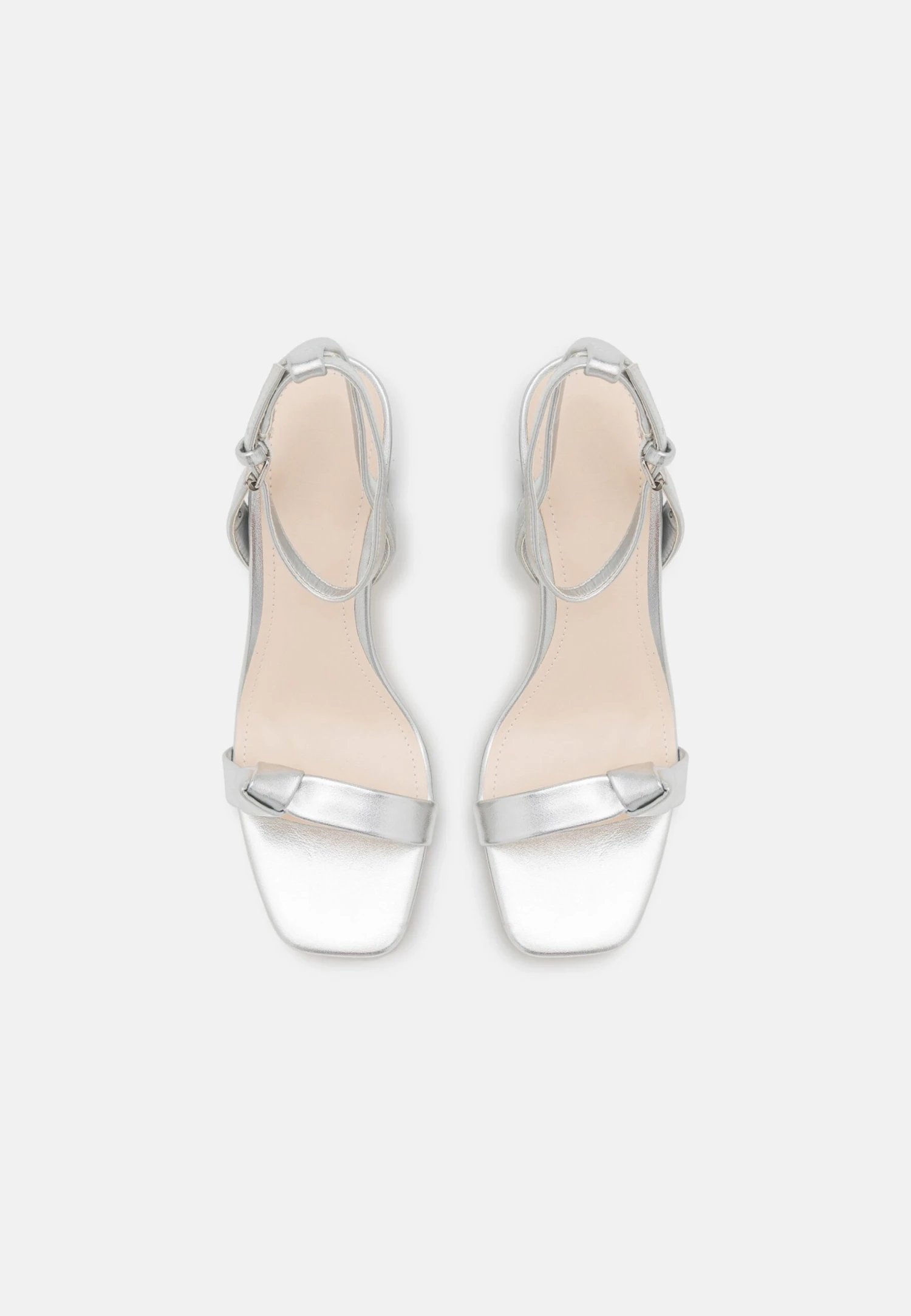 ONLY Shoes Onlalyx Single Knot- Sandalen Met Hoge Hak - Silver - Afbeelding 6