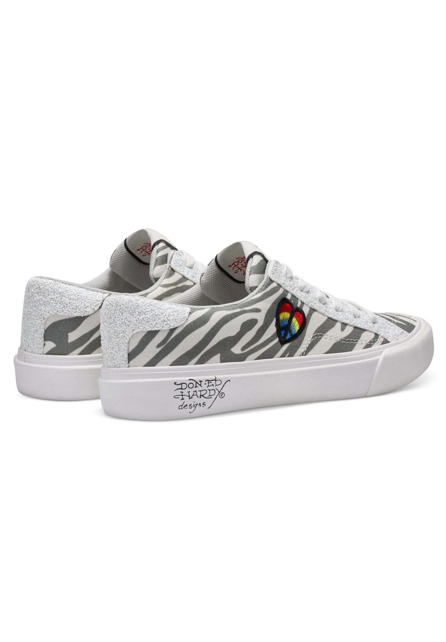 Ed Hardy Skater Low Mix - Sneakers Laag - White - Afbeelding 7