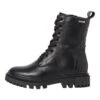 Tamaris Enkellaarsjes Met Plateauzool - Black Leather