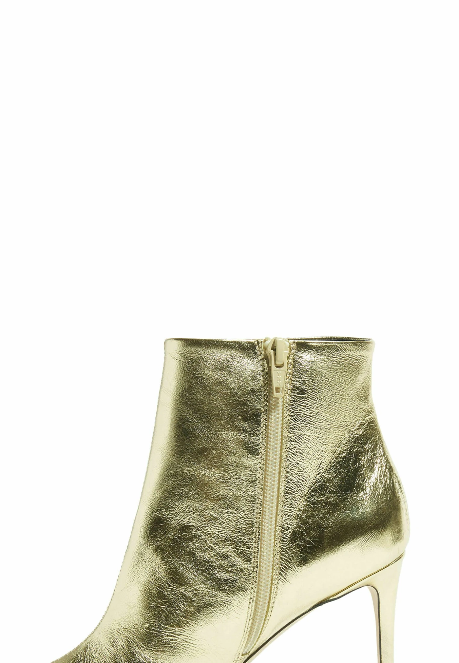 Enkellaarsjes Met Hoge Hak - Gold Calf - Afbeelding 5