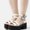 Lamoda Higher Security - Sandalen Met Plateauzool - White