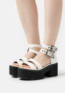Lamoda Higher Security - Sandalen Met Plateauzool - White