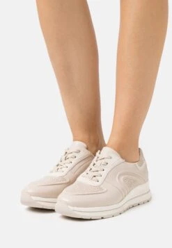 Tamaris Lace Up - Sneakers Laag - Cream