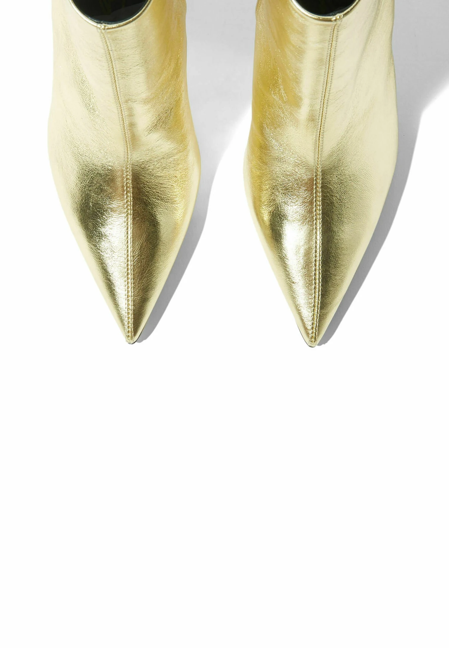 Enkellaarsjes Met Hoge Hak - Gold Calf - Afbeelding 4