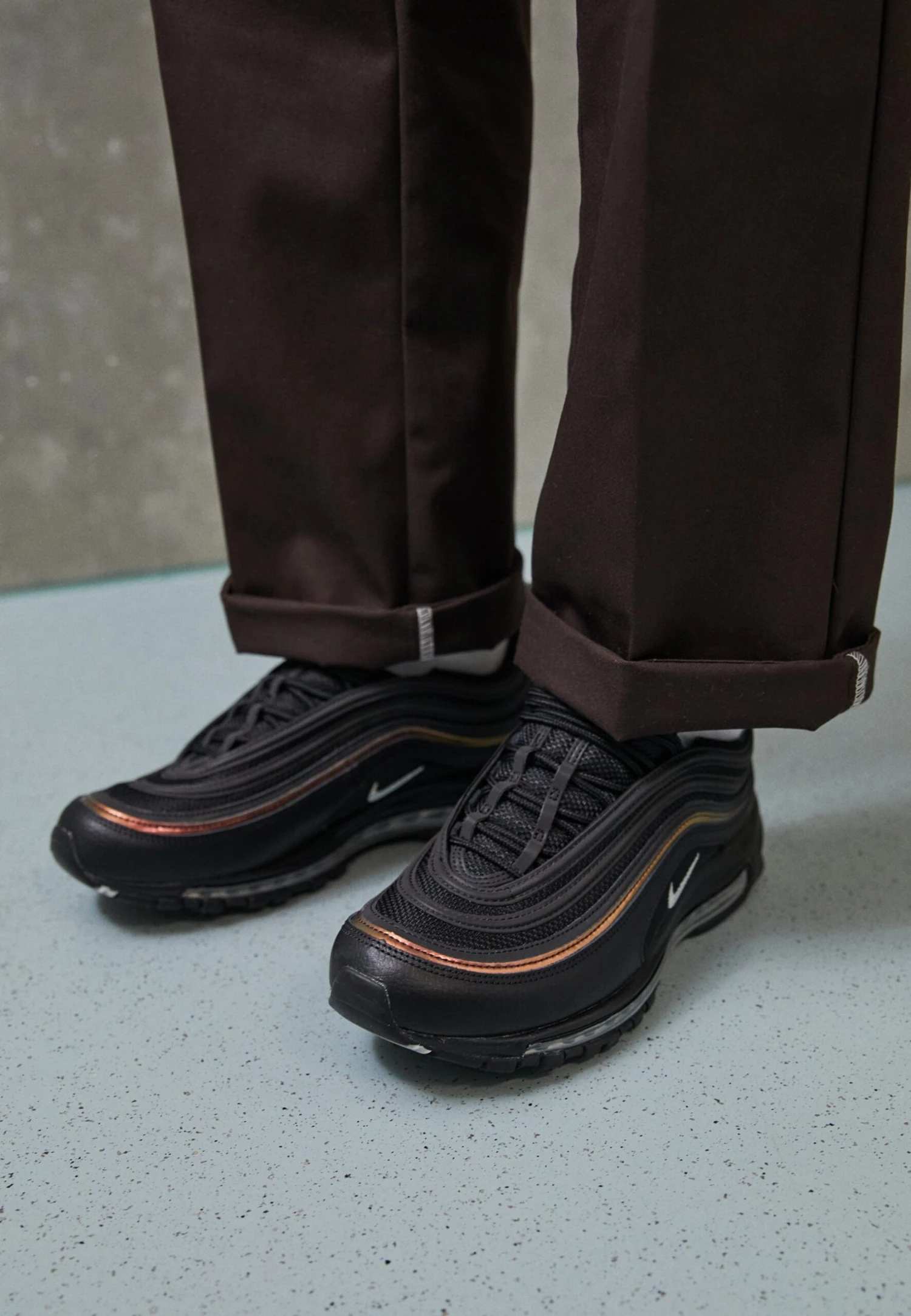 Nike Sportswear Air Max 97 Unisex - Sneakers Laag - Black/Wolf Grey/Picante Red/Metallic Silver - Afbeelding 2