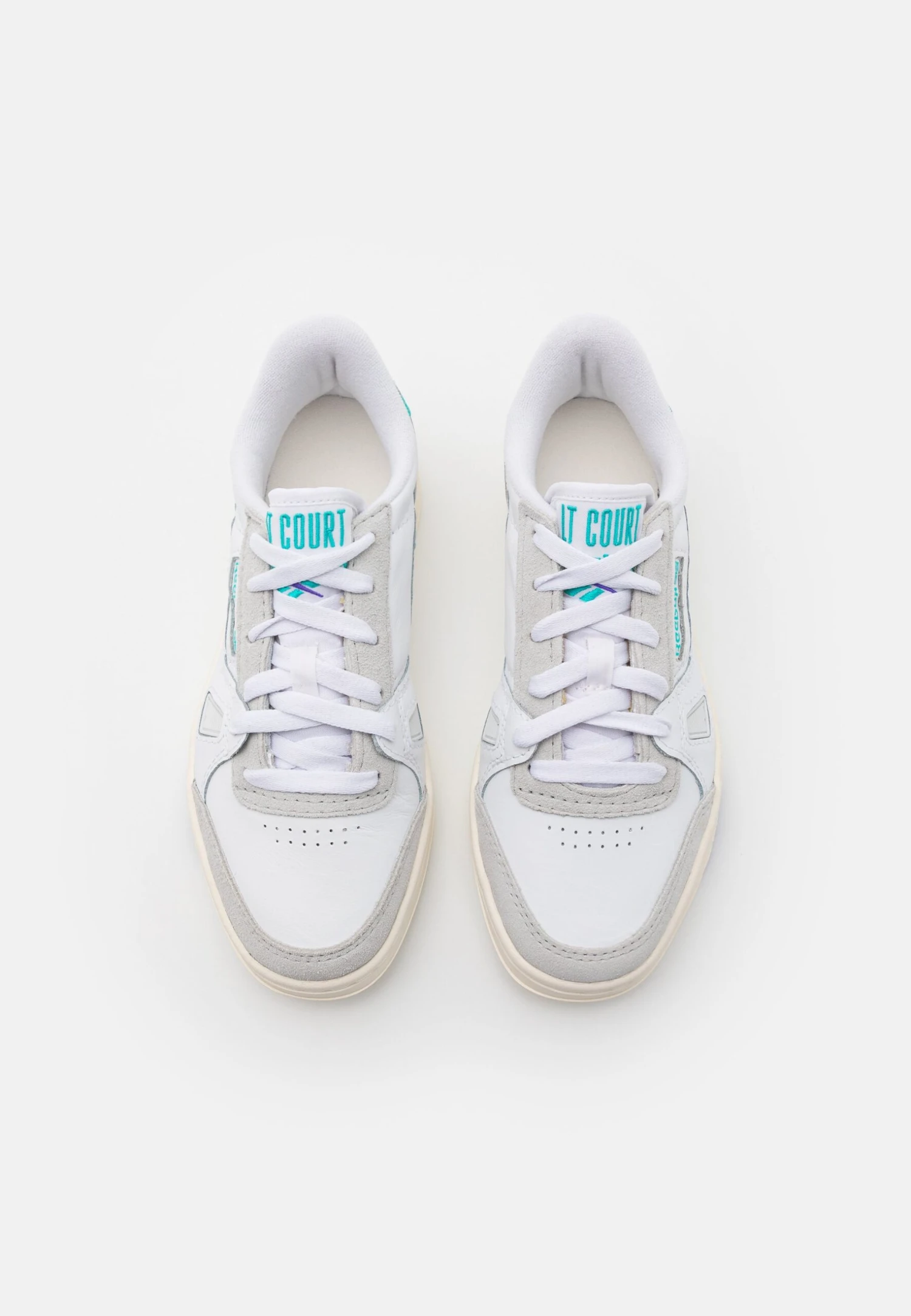 Reebok Classic Lt Court Unisex - Sneakers Laag - Footwear White/Chalk/Classic Teal - Afbeelding 4
