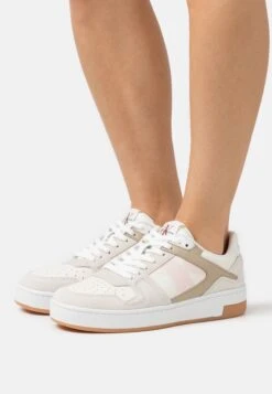 Calvin Klein Jeans Basket Cupsole Laseup - Sneakers Laag - Creamy White/Eggshell/Bright White