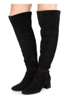 Overknee Laarzen - Schwarz