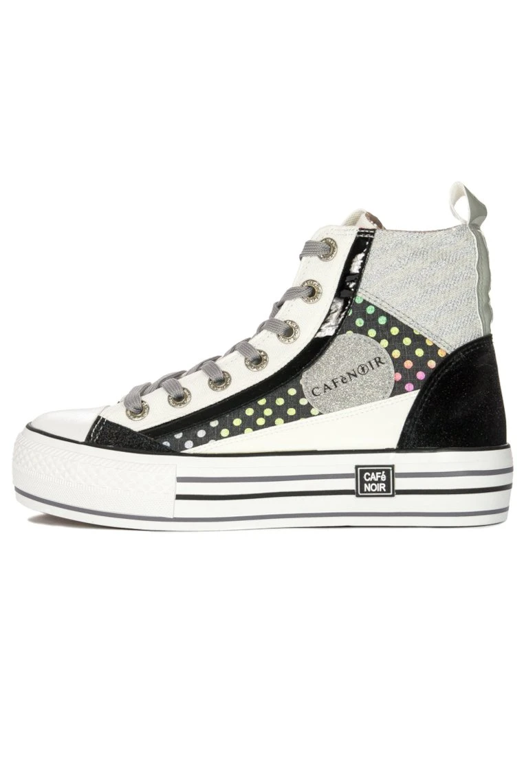 CAFèNOIR Sneakers Hoog - Black Multi