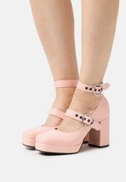 Lamoda Chrome Heart Platform Heels - Hoge Hakken - Pink