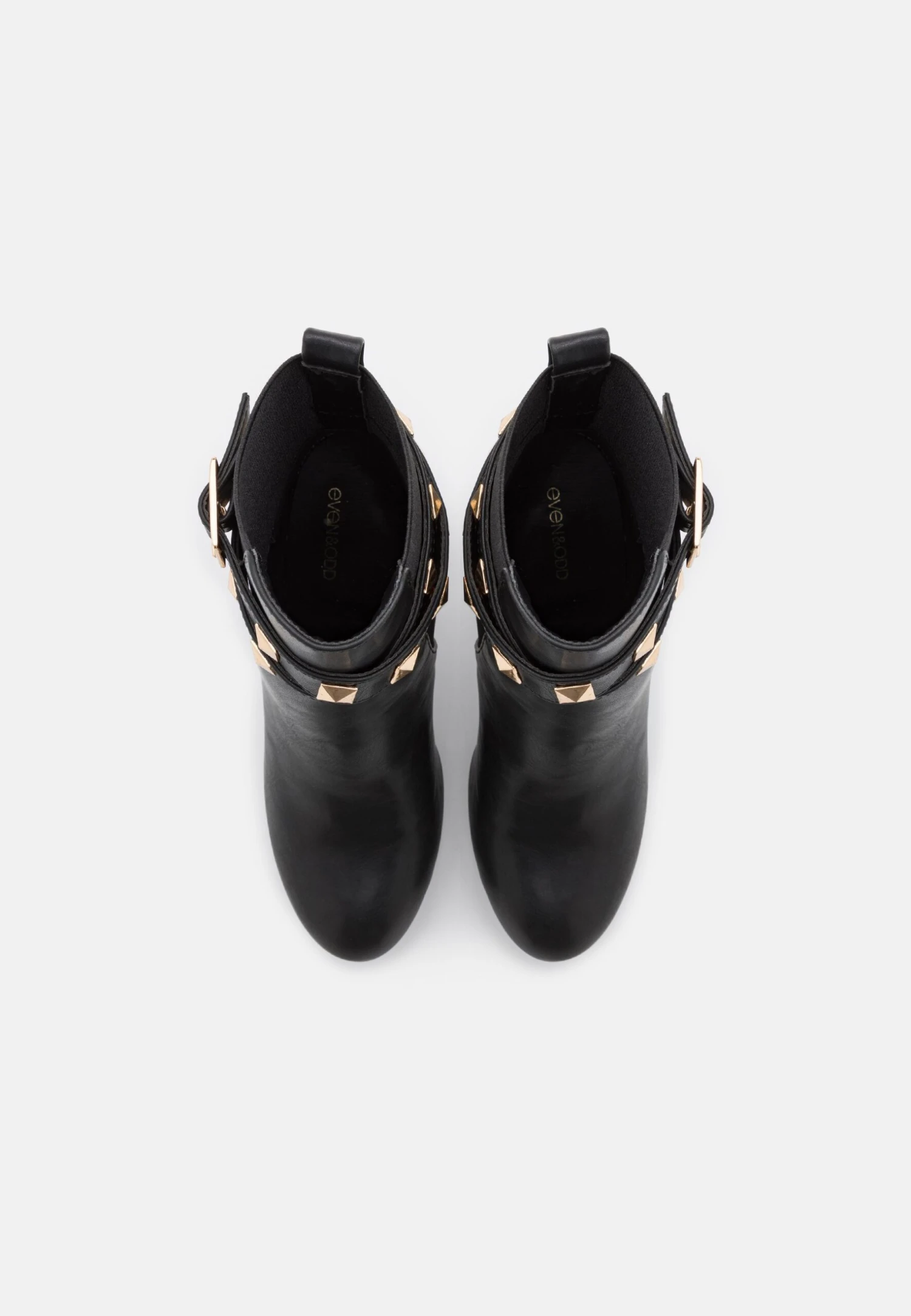 Even&Odd Enkellaarsjes Met Plateauzool - Black - Afbeelding 6