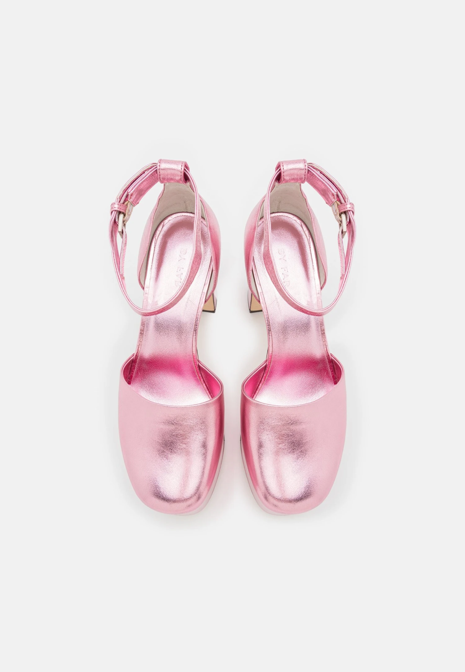 BY FAR Barb Metallic- Plateaupumps - Pink - Afbeelding 5