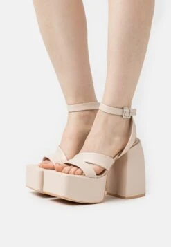 Raid Zaina - Sandalen Met Plateauzool - Nude