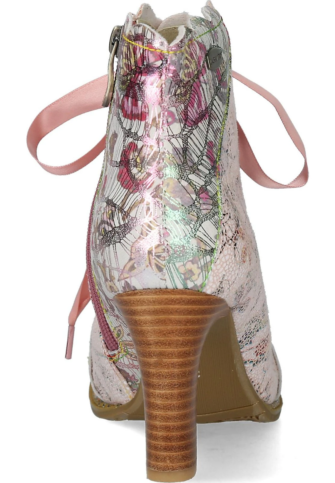 Laura Vita Alcbaneo- Enkellaarsjes Met Hoge Hak - Rosa Kombi - Afbeelding 4