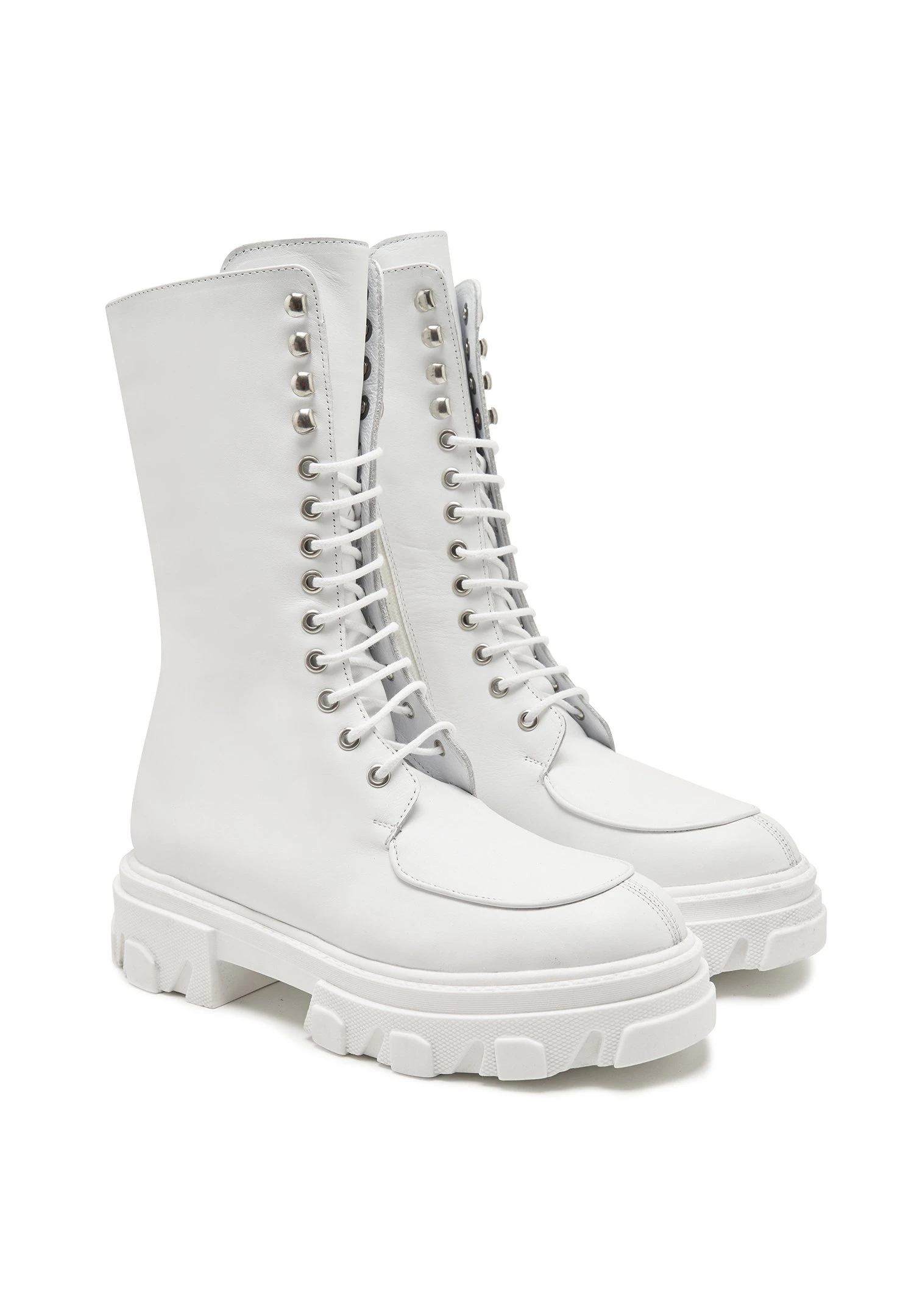 Plateaulaarzen - White - Afbeelding 2