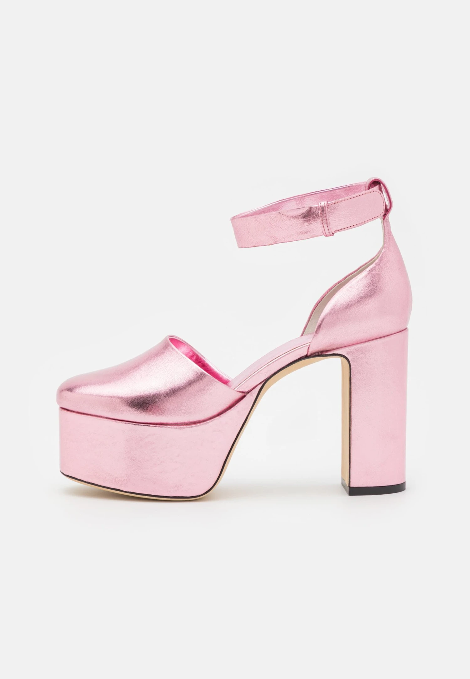 BY FAR Barb Metallic- Plateaupumps - Pink - Afbeelding 2