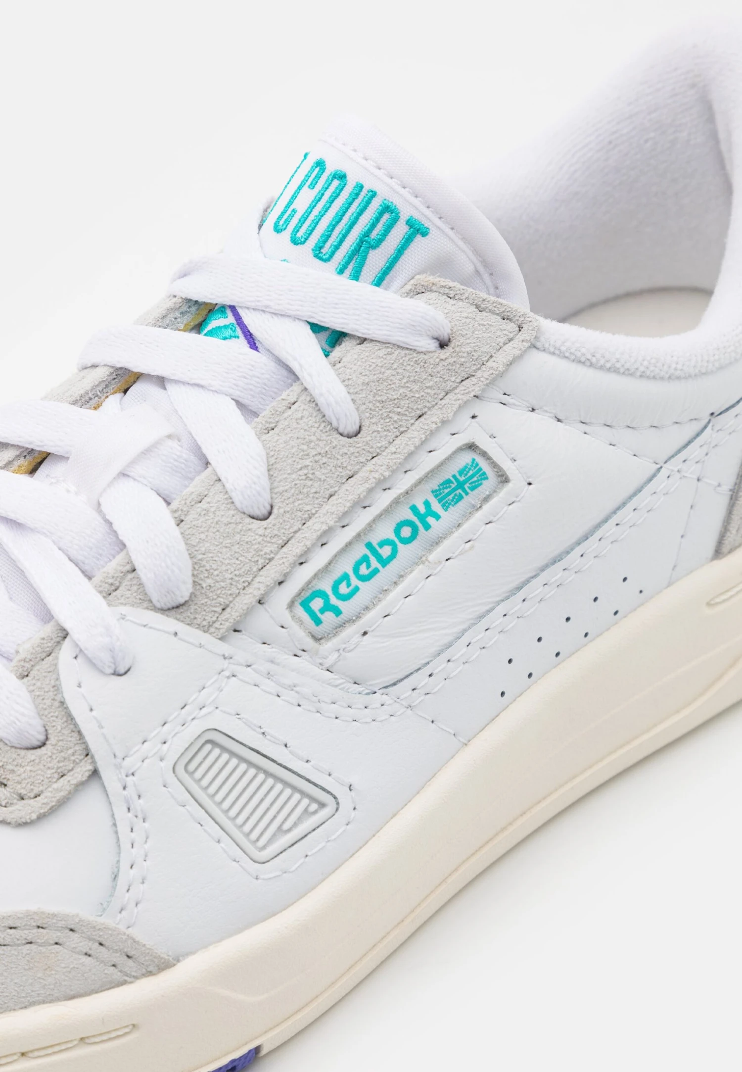 Reebok Classic Lt Court Unisex - Sneakers Laag - Footwear White/Chalk/Classic Teal - Afbeelding 6