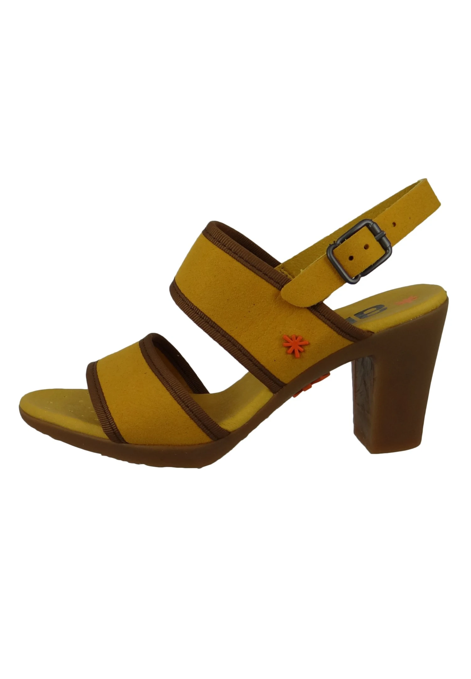 *art Sandalen Met Hoge Hak - Mostaza