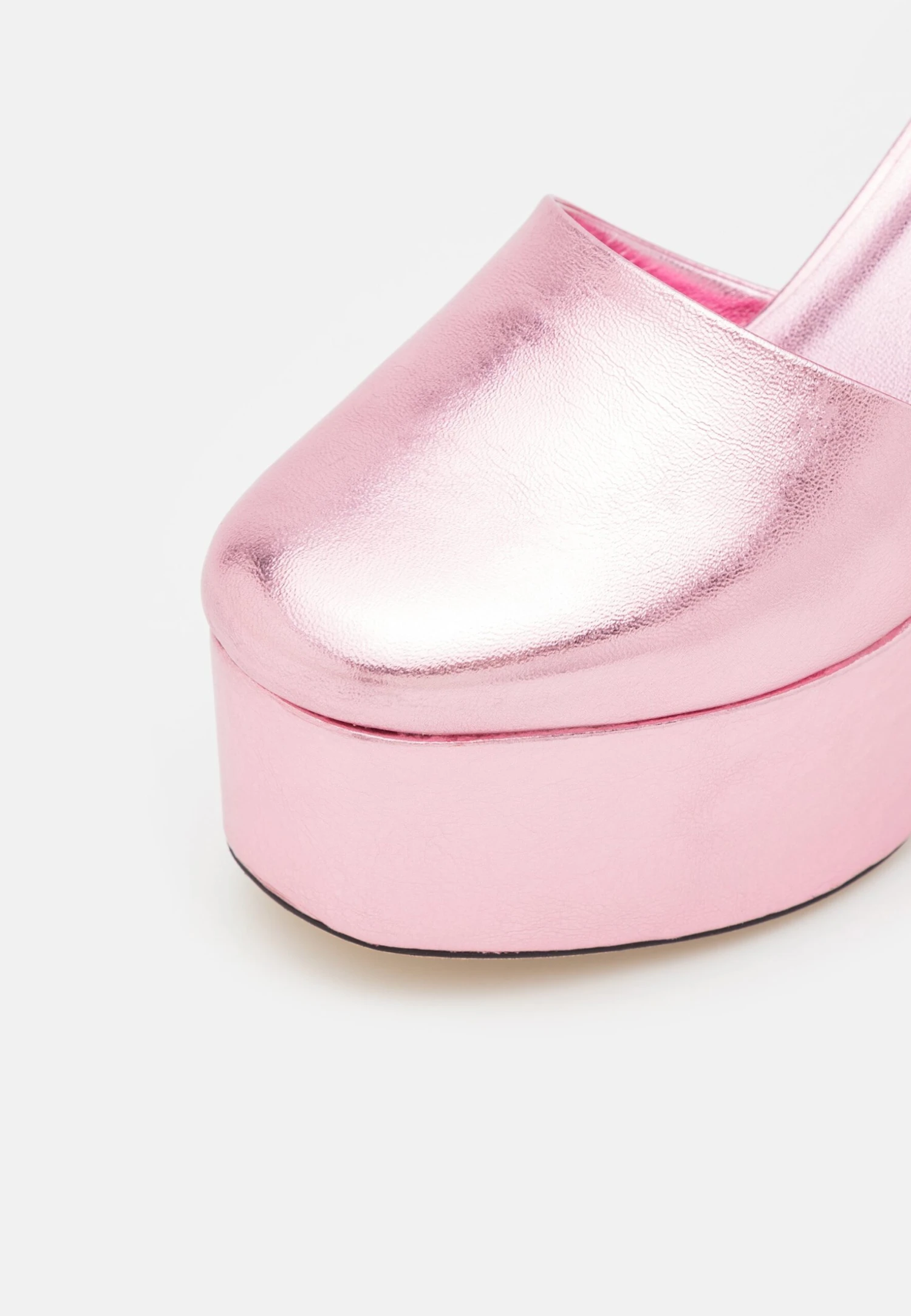 BY FAR Barb Metallic- Plateaupumps - Pink - Afbeelding 7