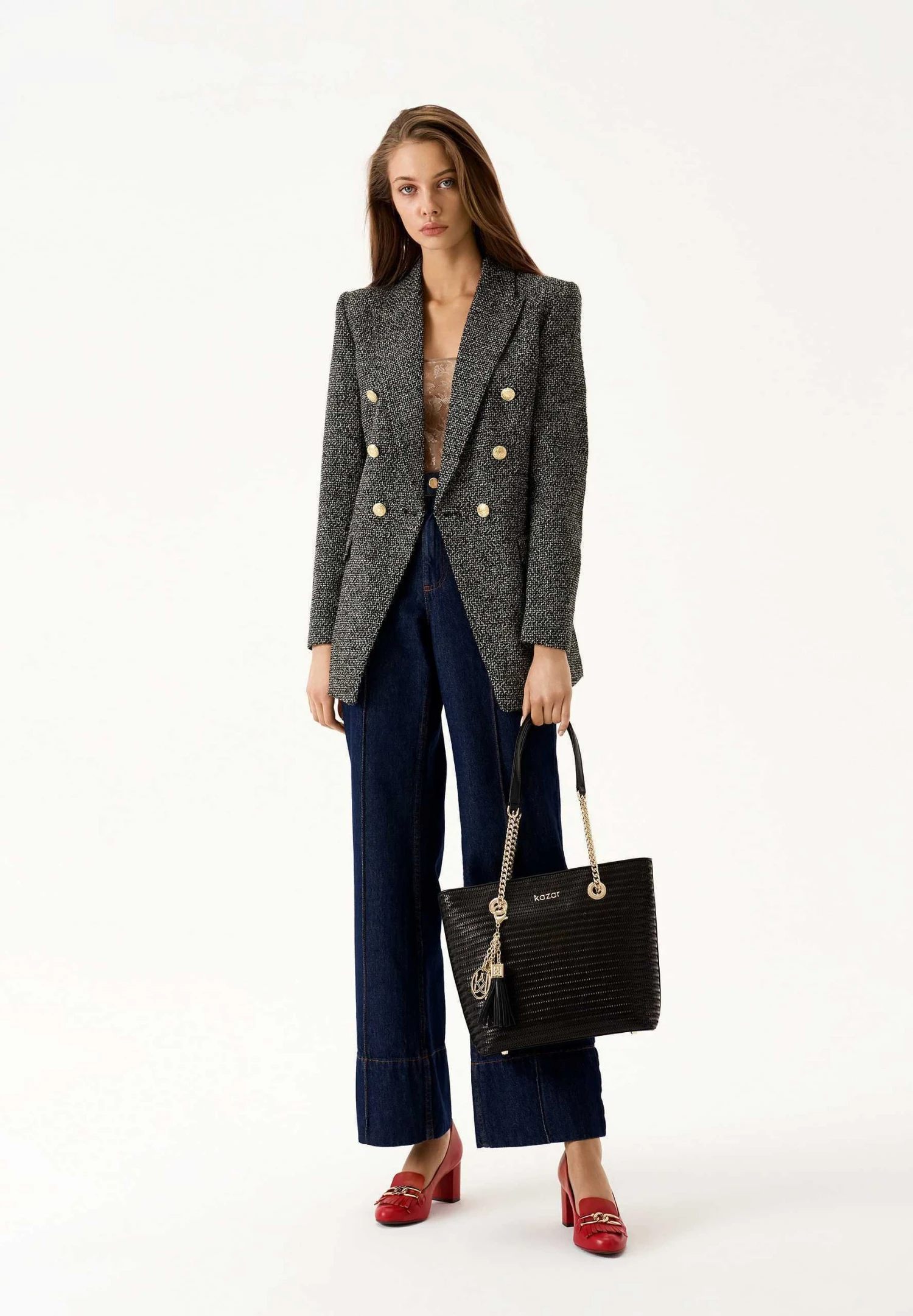 Kazar Wendy -With A Chain - Klassieke Pumps - Red