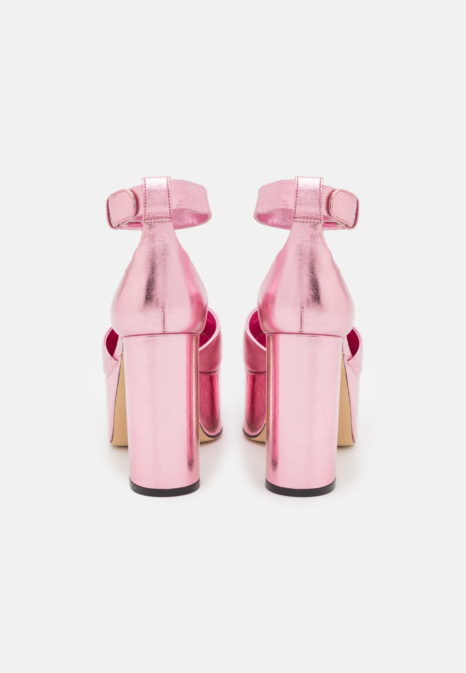 BY FAR Barb Metallic- Plateaupumps - Pink - Afbeelding 4